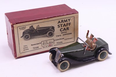 Lot 1775 - Britains military series No. 1448 Army staff...