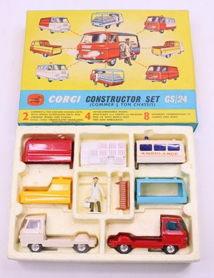 Lot 1386 - Corgi Toys Constructor gift set 24, comprising...