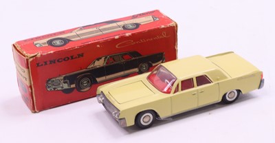 Lot 1503 - Tekno, No.829 Lincoln Continental, yellow body...