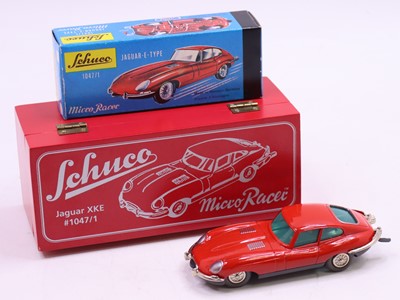 Lot 1500 - Schuco Micro Racer Jaguar XKE No.1047/1, red...