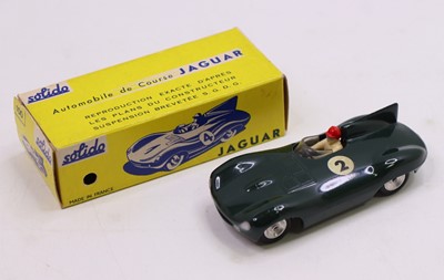 Lot 1494 - Solido No.100 Jaguar D Type, British Racing...