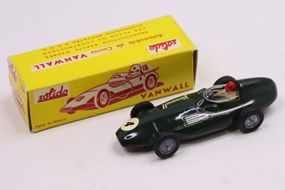 Lot 1492 - Solido 104 Vanwall Racing Car, British Racing...