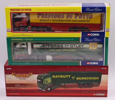 Lot 942 - A collection of three Corgi Hauliers of Renown...