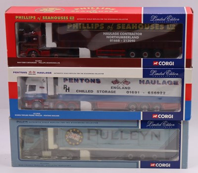 Lot 937 - A collection of three various boxed Corgi...