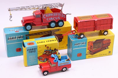 Lot 1424 - A collection of three various boxed Corgi Toy...