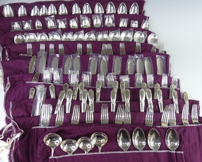 Lot 2222 - An extensive Elizabeth II silver cutlery suite,...