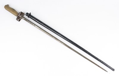 Lot 767 - A French model 1886/93/16 Lebel bayonet,...