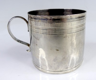 Lot 2154 - A James II silver mug, of plain circular form...