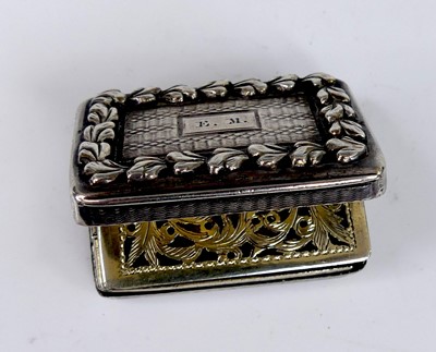 Lot 2181 - A George IV silver vinaigrette, having...