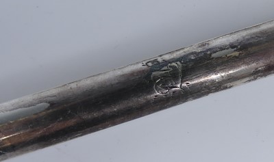 Lot 2080 - A George III silver double-ended marrow scoop,...