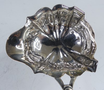 Lot 2075 - Three Georgian silver bowled and turned wooden...