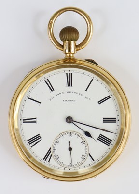 Lot An 18ct yellow gold Sir John Bennett Ltd...