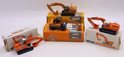 Lot 1587 - Conrad 1/50 scale group of 4 Earthmoving...