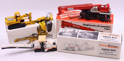 Lot 1582 - Conrad/NZG and CEF 1/50 scale group of 3 earth...