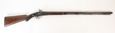 Lot 566 - A 19th century percussion musket, the 81cm...