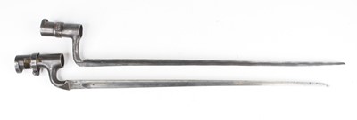 Lot 568 - A British 1853 pattern Enfield socket bayonet,...