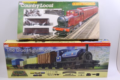Lot 417 - Two Hornby 00 gauge train sets to include a...
