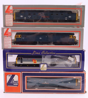 Lot 557 - Four Lima 00 gauge locos to include a Class 55...