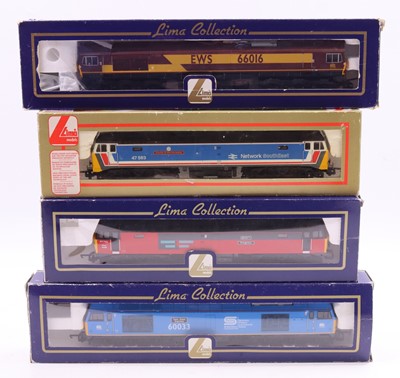 Lot 553 - Four Lima 00 gauge locos to include a Class 47...