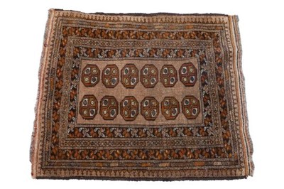 Lot 1132 - A small Anatolian rug, with twelve central...