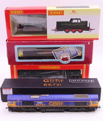 Lot 493 - Four 00 gauge locos to include a Hornby London...