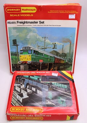 Lot 566 - Two early Hornby 00 gauge sets to include an...