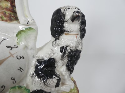 Lot 8 - A pair of Victorian prattware pot lids, one...