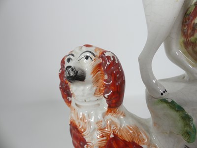 Lot 8 - A pair of Victorian prattware pot lids, one...