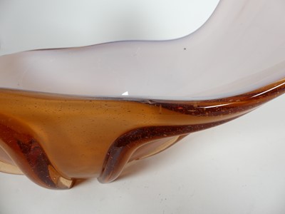 Lot 19 - A Murano art glass bowl, w.57cm