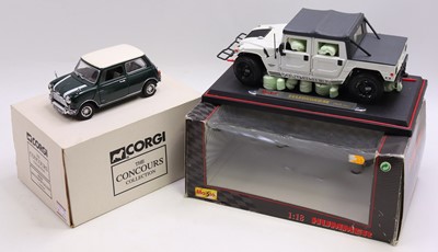 Lot 962 - Corgi and Maisto 1/18 scale group of 2 modern...