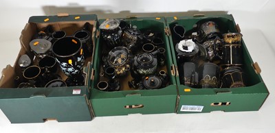 Lot 42 - Three boxes of Victorian ceramics and...