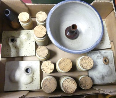 Lot 43 - A collection of studio pottery, to include...
