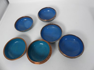 Lot 49 - A box of cloisonne wares, to include a pair of...