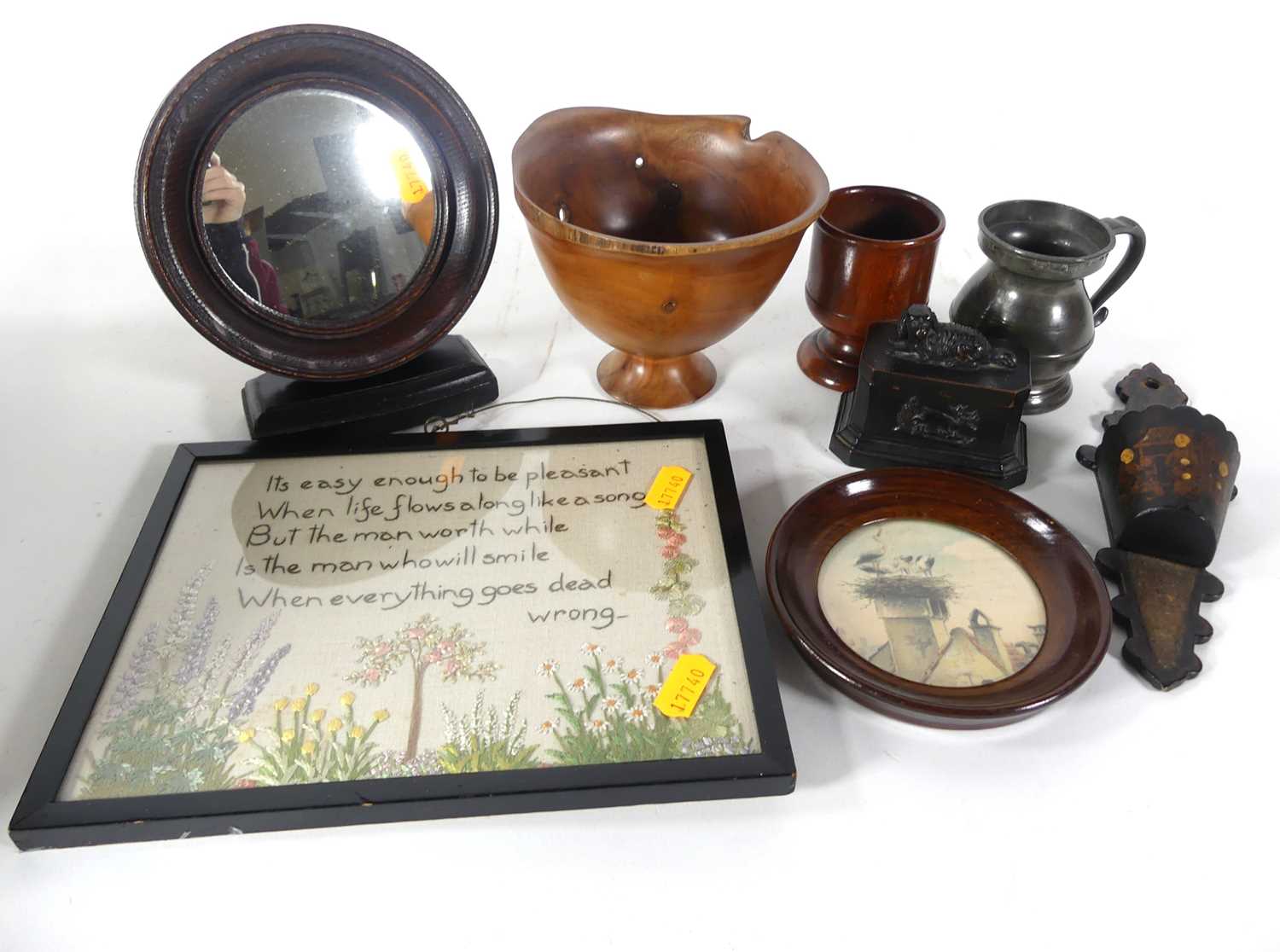 Lot 50 - A small box of miscellaneous items, to include...