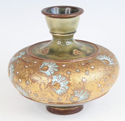 Lot 499 - A Royal Doulton Slaters Patent vase, of squat...