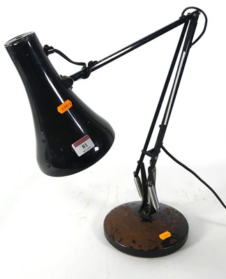Lot 81 - A black anglepoise lamp