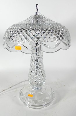 Lot 83 - A Waterford Crystal table lamp