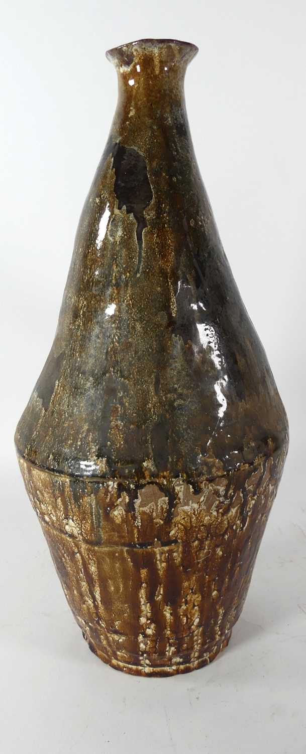 Lot 88 - A studio pottery vase, h.51cm