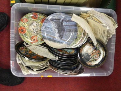 Lot 131 - Two boxes of collectors plates, to include a...