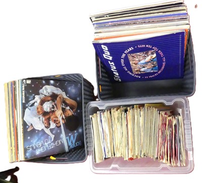 Lot 132 - A collection of 7" singles and 12" LPs, to...