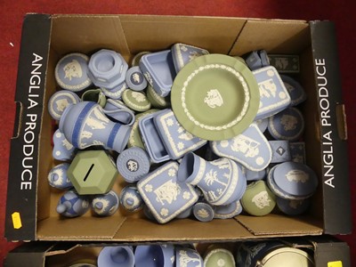 Lot 139 - Two boxes of Wedgwod Jasperware, to include...