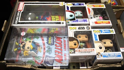 Lot 1501 - A tray of Funko Pop vinyl action figures, in...