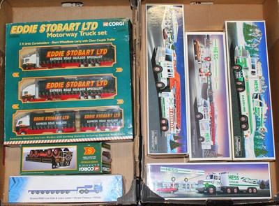 Lot 1512 - Two boxes of road haulage interest diecast and...