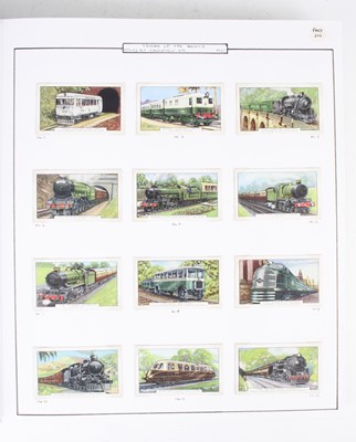 Lot 381 - An album of cigarette cards, neatly arranged...