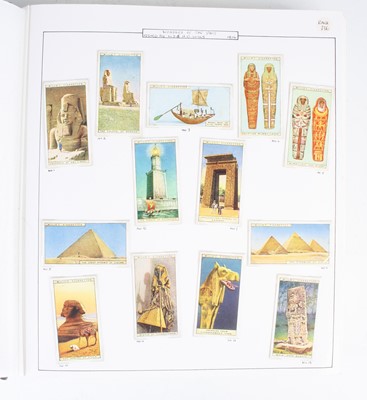 Lot 375 - An album of cigarette cards, neatly arranged...