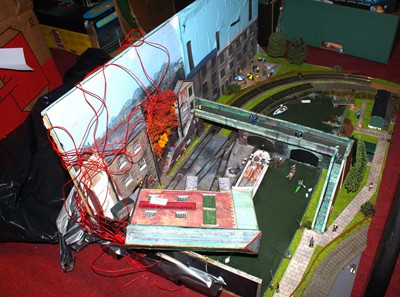 Lot 1542 - A 00 gauge home made miniature layout together...