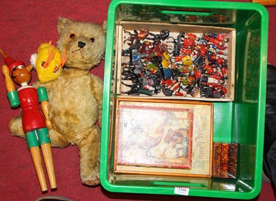 Lot 1546 - One box of lead hollow cast Britains and...