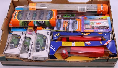 Lot 1453 - tray containing Matchbox and Corgi boxed...