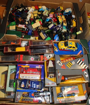 Lot 1561 - Two boxes containing a quantity of mixed boxed...