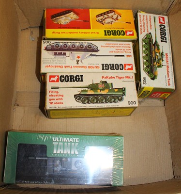 Lot 1562 - A quantity of Corgi and Ultimate Tank...